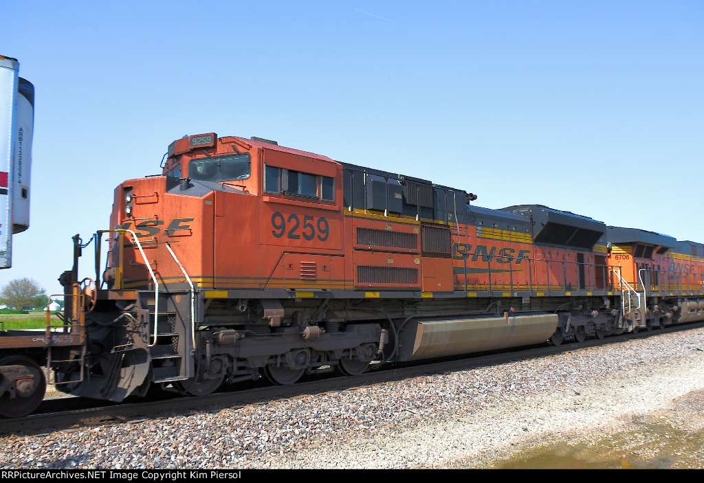 BNSF 9259 Pusher